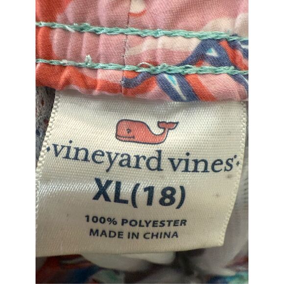Vineyard Vines Crab Shell Chappy Swim Trunks Boys XL (18) - Picture 4 of 5